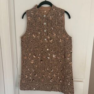 Sleeveless Sequin Dress